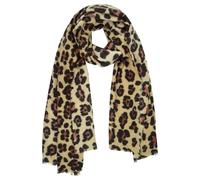 zhxinashu Winter Leopard Print Scarf for Women with Tassels,70x180cm