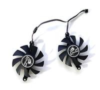 ZHXOZYF 2PCS 85MM Cooling Fan GPU Cooler Graphics Card For AMD for Jieshuo 51riscRX 6600M RX6600M For MLLSE RX 580 8GB Gaming Fans