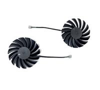 ZHXOZYF DIY Cooling Fan 85MM 4PIN GA91B2U GA91S2U RX 5500 XT Red Dragon GPU For Powercolor 8GB GDDR6 video fan(2PCS DIY FAN)