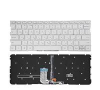 ZHXOZYF Russian Keyboard for Xiaomi for MI for Air 13.3 inch 9Z.ND7BW.001 490.09U07.0D01 MK10000005761 notebook RU silver Backlit(RU Silver Backlight)
