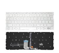 ZHXOZYF Russian Keyboard for Xiaomi for MI for Air 13.3 inch 9Z.ND7BW.001 490.09U07.0D01 MK10000005761 notebook RU silver Backlit(US Silver Backlight)