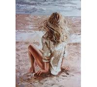 ZHXXFD Dancer Paint By Numbers for Adults with Frame,Adult Paint By Numbers Canvas Kits Beautiful Woman Girl - 40X50Cm,DIY Acrylic Oil Painting Kit Art,Painting By Numbers for Beginner,A3