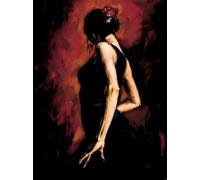 ZHXXFD Dancer Paint By Numbers for Adults Without Frame,Adult Paint By Numbers Canvas Kits Beautiful Woman Girl - 40X50Cm,DIY Acrylic Oil Painting Kit Art,Painting By Numbers for Beginner,A20