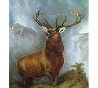 ZHXXFD New Paint By Numbers For Adults Children Paint By Numbers Kits Kids-The Monarch Of The Glen William Widgery-Framed For Painting By Numbers Canvas Acrylic Oil Digital Paint Craft Kits(A54)