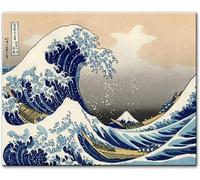 ZHXXFD Paint by Numbers for Adults Ukiyoe Hokusai The Great Wave Off Kanagawa with Frame 40X50Cm DIY Oil Acrylic Paint by Numbers Kits Canvas for Kids Beginners Landscape,A8
