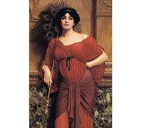Zhyaunz DIY 5D Diamond Painting John William Godward A Roman Matron Painting by Number Kits Embroidery Drawing Rhinestone Art Decor Gift 40x50cm