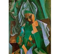 Zhyaunz DIY 5D Diamond Painting Mosaic Pablo Picasso - Queen Isabella Cross Stitch Drawing Embroidery Full Round Drill Art Decor Gift 40x50cm