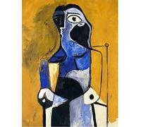 Zhyaunz DIY 5D Diamond Painting Pablo Picasso Abstract Picture Painting by Number Kits Embroidery Drawing Rhinestone Art Craft 30x40cm