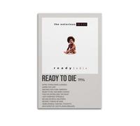 ZHYAZHA Biggie Smalls Ready to Die Posters Wall Art Canvas Aesthetic Poster Painting Decor For Living Room Bed Room Elegant Poster 16x24inch(40x60cm) Unframe-style