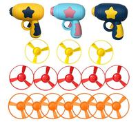ZHYFC 18 PCS Cat Fetch Toy with Colorful Flying Propellers Set, Cat Playing Tracking Interactive Toys for Kitten Chasing Training Hunting