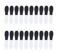 ZHYOPING 20 Pack Double-Sided Foot File Professional Foot Scraper & Grater Hard Skin Remover for Feet Callus & Dead Skin Remover Foot Care Kit Disposable Foot Exfoliator for Wet/Dry Cracked Feet