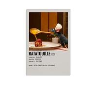 ZHYU Movie Anime Poster 90s Room Aesthetics Poster Ratatouille Canvas Art Poster and Wall Art Picture Print Modern Family bedroom Decor Posters 16x24inch(40x60cm)