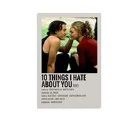 ZHYU Movie Poster 90s Room Aesthetic 10 Things I Hate About You Poster Decorative Painting Canvas Wall Art Living Room Posters Bedroom Painting 12x18inch(30x45cm)