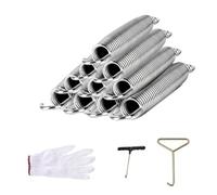 ZHYUAN 10 x Replacement Trampoline Springs 140 mm Trampoline Replacement Springs Trampoline Springs Spring Trampoline Springs, Universal Trampoline Spring Set, Spring Springs, Trampoline, with Spring