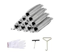 ZHYUAN 10 x Replacement Trampoline Springs 140 mm Trampoline Replacement Springs Trampoline Springs Spring Trampoline Springs, Universal Trampoline Spring Set, Spring Springs, Trampoline, with Spring