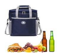 ZHYUAN Insulated Lunch Bag Portable Foldable Lunch Bag Large Picnic Bag with Freezer