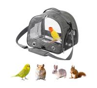 ZHYUAN Lightweight Backpack for Parrot, Pet Travel Bag for Parrots, Bird Carry Bag, Carry Bag for Parrots, Portable Bird Carrier Travel Bag, Backpack for Birds with Wooden Stick, Small