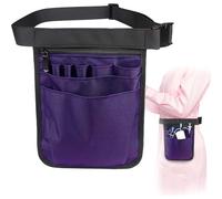 ZHYUAN Nurse Bags Waist Bag, Nurse Organiser Belt Bag, Women's Nurse Bag, Adjustable Nurse Bag, for Scissors, Care Set Tool (Purple)