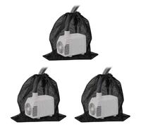 ZHYUAN Pack of 3 Filter Bags with Drawstring, 45 x 45 cm, Filter Bag Aquarium Mesh Bag, Pump Filter Mesh Bag, Pump Filter Bag, Aquarium Filter Bag, Pump Mesh Bag, for Outdoor Pond Filter