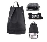 ZHYUAN Waterproof Pool Dry Wet Bag, Waterproof Bag, Adjustable Shoulder Strap, Dry and Wet Separation, Travel Backpack with Large Capacity, Swimming Backpack for Beach, Swimming