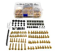 zhyubnd 195 Pcs Motorcycle Fairing Bolts and Nuts Kit for GS500F 2005 2006 2007 2008 2009 2010 2011 2012 2013 Aluminum Fairing Bolts Screws Bolts Fasteners Set