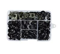 zhyubnd 195pcs Motorcycle Full Fairing Bolts Kit Screws Fastener Clips Screw Nut for KYMCO XCITING 250 300 350 400 400S 500 Replacement Parts