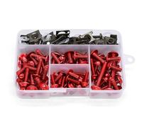 zhyubnd Motorcycle Fairing Bolt Kit 175pcs M5 M6 Windscreen Screws for Suzuki SV650X SV 650X ABS 2009-2021 2022 SV650 SV650S