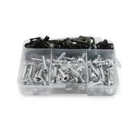 zhyubnd Motorcycle Fairing Bolt Kit for Yamaha TMAX T-MAX 530 500 TMAX530 SX DX 2014-2018 Windscreen Fasteners Screws Set 195PCS Replacement parts
