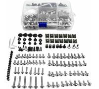 zhyubnd Motorcycle Full Fairing Bolts Kit Stainless Steel Clips Nut Bodywork Screws for HONDA CB125F CB500 CB190r CB1300 CB1000 CB1000R CB500F CB300F CB599 Tool Set Windscreen Bolts Accessories
