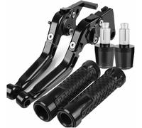 zhyubnd Motorcycle Handlebar Grips Clutch Brake Lever Set for YAMAHA TRICITY 300/125 2014-2021 2020 2019 TRICITY300 Adjustable Brake Clutch Lever Handle Hand Grips End