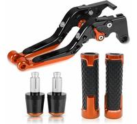 zhyubnd Motorcycle Handlebar Grips Clutch Brake Lever Set replace for SUZUKI GS500E GS500 E 1995-1999 1996 1997 1998