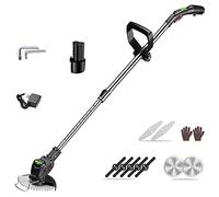 ZHYX Lawn Mower Multi Functional Garden Tool Cordless Grass Trimmer Strimmer Pruner Stretchable Edger Lawn Mower,(8000mA) battery*1+charger*1