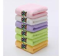 ZHYX Towel Sets Thickened Quick-drying Absorbent Towels 6 Pieces For Adults And Children Home Towel Set,J