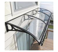 ZHZHXR Awnings for Patio Patio Door Window Awning Outdoor Canopy Rain Coverage Balcony for Rain, Snow, Sunlight Protection, Transparent(60x200cm/23.62x78.74in)