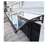 ZHZHXR Door Awning Patio Canopy Cover Silent Canopy Keep The Rain out Light Transmission for Outdoor, Door, Roof Sky, Garden, Transparent(100x100cm/39.37x39.37in)