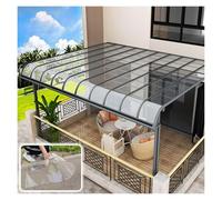 ZHZHXR Transparent Polycarbonate Roofing Sheet, Transparent Daylight Panels Replace Roof Panels for Greenhouses, Sheds, Carports, Huts, Easy to Cut(1.2x10m/3.94x32.8ft)