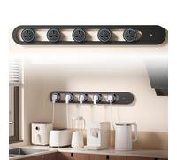 ZHZWwansuGE 8000W 32A Power Rail, With 4/5 Movable Universal Three-Prong Adapters, Energy-Saving Power Socket With Switch, For Living Room, Kitchen, Office B-70cm