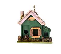 ZHZXBDGQ Bird House Hanging Outdoor Decoration Country Style Cottage Garden Decoration-A