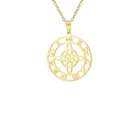 ZIAFRPN Ancient Greek Mythology Symbols Witch Knot Women Necklace Protection Amulet n Jewelry