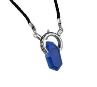 ZIAFRPN Casual Necklace Pendant Dmc Devil May Cry 5 Dante Pendant Necklace Red Blue Gem Cosplay Necklaces Long Rope Chain Vintage Gifts for Men Jewellery