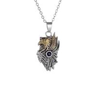 ZIAFRPN Casual Necklace Pendant Fashionable and Domineering Cool Eagle Animal Necklace Pendant for Men Punk Rock Trend Casual Jewelry Gift Jewellery