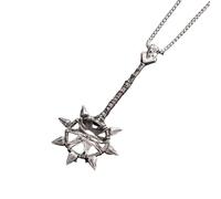 ZIAFRPN Casual Necklace Pendant Gothic Demonic Magic Scepter Pendant Sun God Weapon Necklace Men's Punk Hip-Hop Trendy Jewelry Jewellery