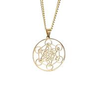 ZIAFRPN Charms Metatron Pendant Archangel King Solomon Signet Necklace Geometric Jewelry for Men Women Statement Jewelry congratulations gifts