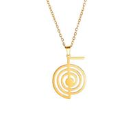 ZIAFRPN Cho Ku Rei Pendant Necklace Reiki Protection Healing Chokurei Necklace Energy Yoga Amulet Jewelry Gifts