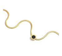 ZIAFRPN Classic FashioSteel Roman Letter Circle Necklace For Women Collar Chain Light Luxury Valentine's Day Birthday present