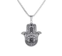 ZIAFRPN Classic Hand Pendant Necklace Evil Eye Vintage Necklace Good Luck Success and Protection Amulet Jewelry