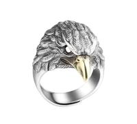 ZIAFRPN Classic Personalized Domineering Eagle Ring Creative Trend Men's Ring Gothic Punk Street Niche Party Rock Open Ring JewelryGifts