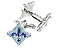 ZIAFRPN Clover Cufflinks Roman Vintage Warrior Sword Enamel French Button Cufflinks