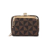 ZIAFRPN Cross border European and American women's wallet printed women's short clip zero wallet versatile women's student w