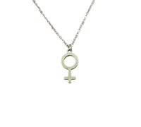 ZIAFRPN European and American creative goddess feminine symbol necklace feminist trinket Jewelry